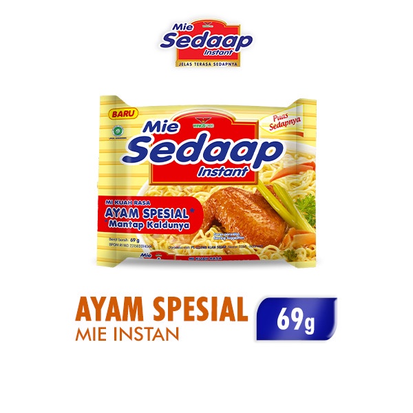 

SALE Sedaap Mie instan Ayam Spesial 69 gr