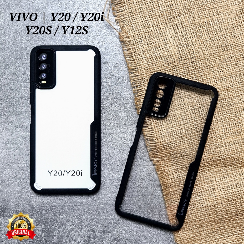 VIVO Y53 2017 Y19 Y11 Y12 Y12I Y15 Y17 Y30 Y30I Y50 Y20 Y20I Y20S Y12S Y53S Y51 2020 Y31 Y51A Y91 Y95 Y93 FINGER Y91C Y1S Y93 NON FINGER | IPAKY Soft Case Bumper Aprolink Clear Premium