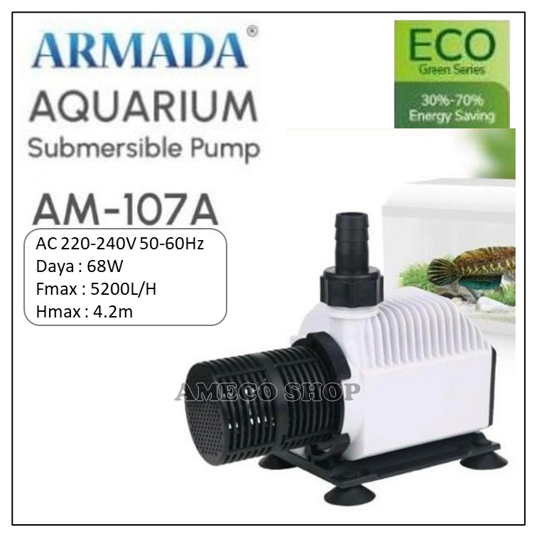 ARMADA Pompa Air Celup Aquarium dan Kolam AM 107 A