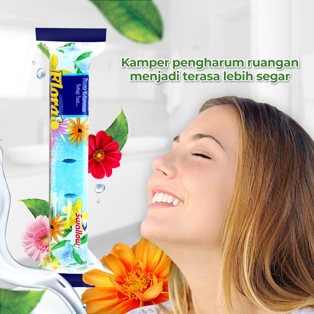 Swallow Floral Fresh Kamper Bunga Kamper Isi 6 Termurah