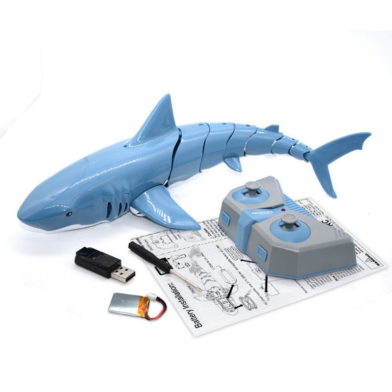 mainan shark remote control /hiu remote control