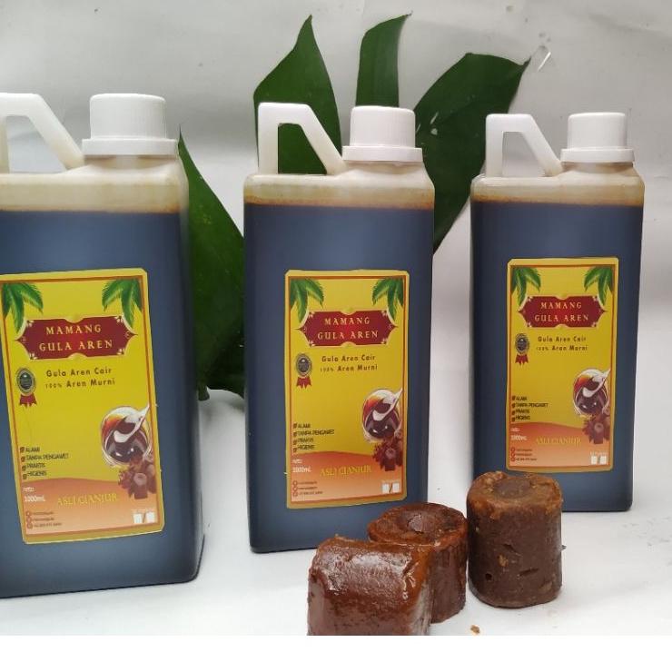 

Tren Baru--Gula Aren Cair Premium (1L) asli Cianjur