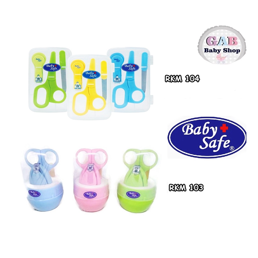 Baby Safe Perawatan Gunting Kuku Bayi Manicure Set | Babysafe Grooming Set