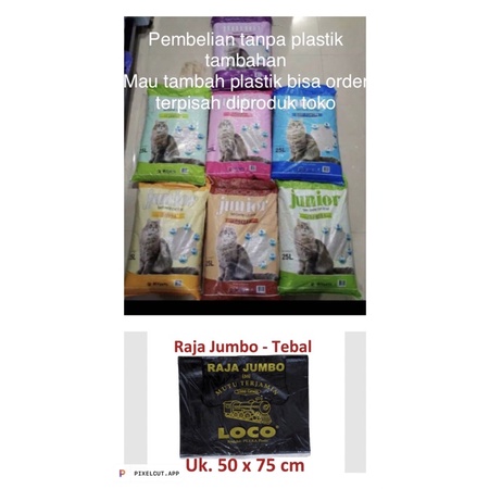 Gosend instant &amp; Grab Pasir kucing junior 25Liter 25l 25lt gumpal wangi