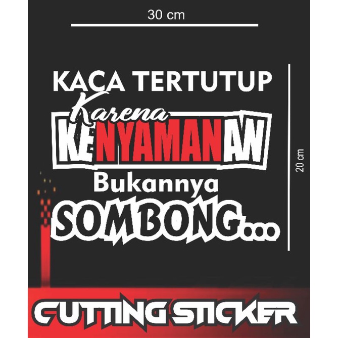 Stiker kata kata mobil truk/ pick up /ss