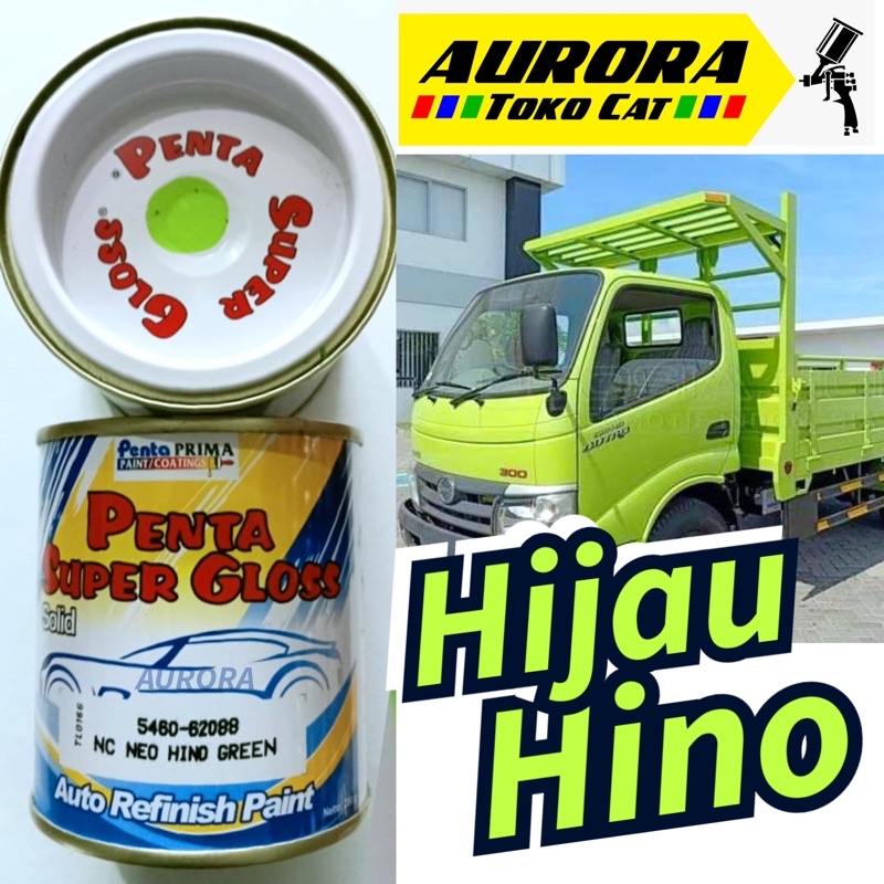 Penta NC Neo Hino Green 5460-62088 Hijau Muda 200ml cat super gloss duco motor mobil sepeda kendaraa