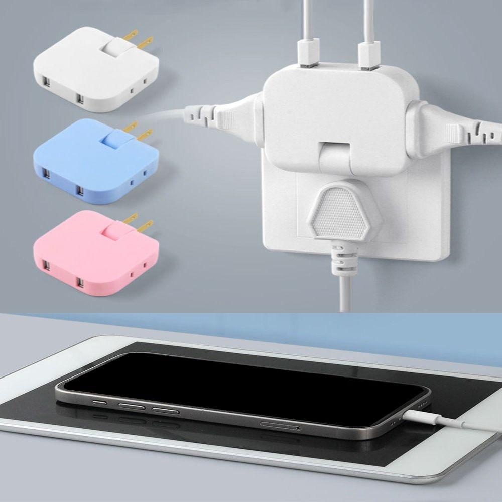 POPULAR Power Socket 2USB Splitter Untuk Stop Kontak Listrik Travel