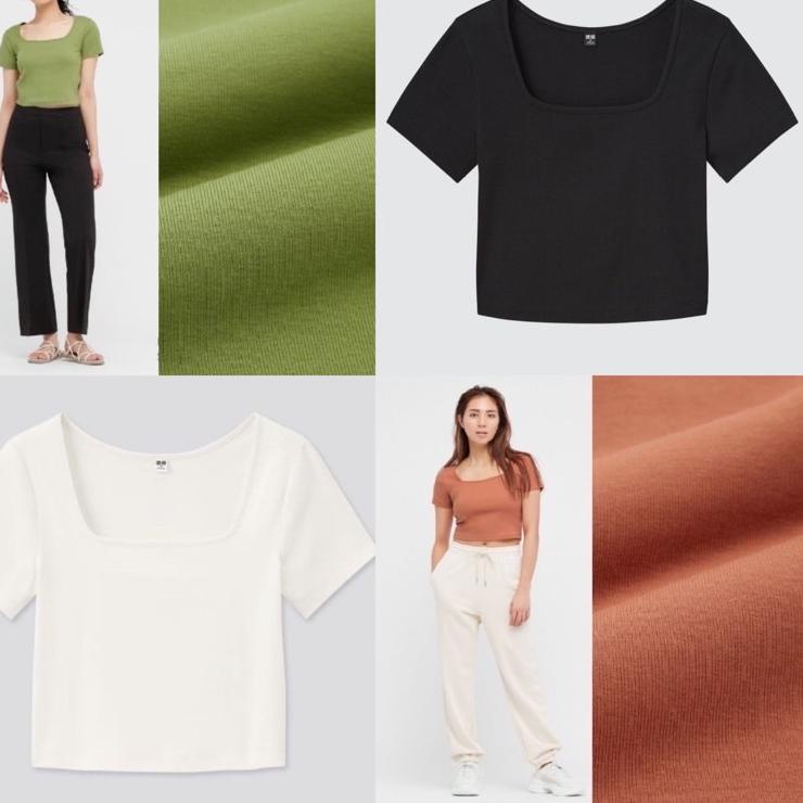 Star seller--Uniqlo Square Neck Ribbed Top