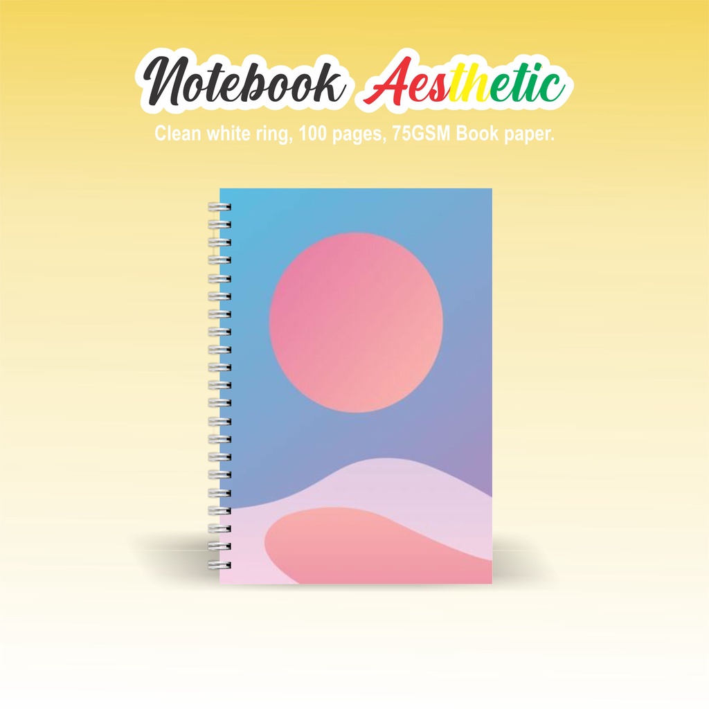 

Notebook Aesthetic BOOKPAPER GRID/KOTAK2#DOTTED/TITIK2#BLANK/POLOS#GARIS/LINE