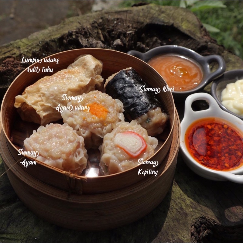 Dimsum MIX isi 10 dengan 5 Varian Rasa Gurih dan Hallal