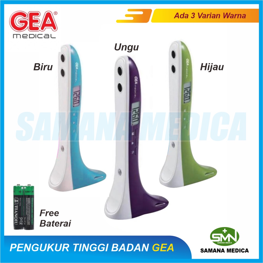 Stature Pengukur Tinggi Badan GEA HT721 Digital wireless ultrasonik 2 meter Promo Murah