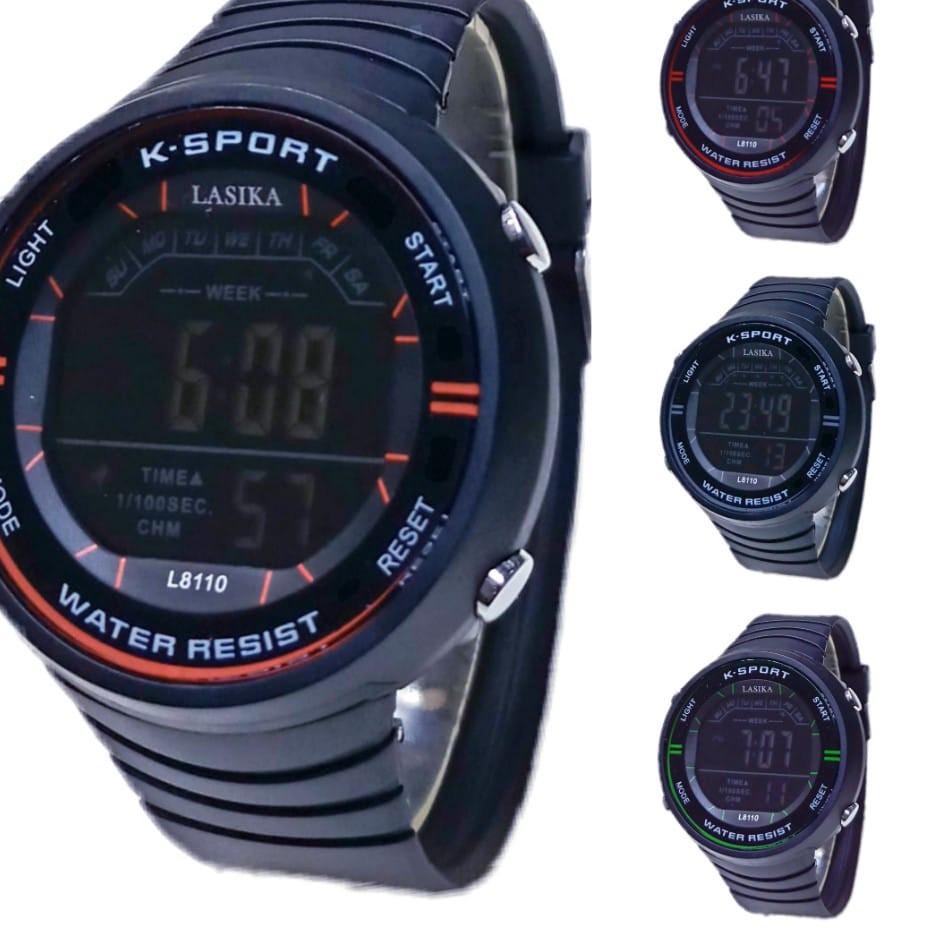 (COD-LJM7 (Dikirim Dari Jakarta)Jam tangan kasual Pria lasika Original L8110 Digital Water Resis Tid