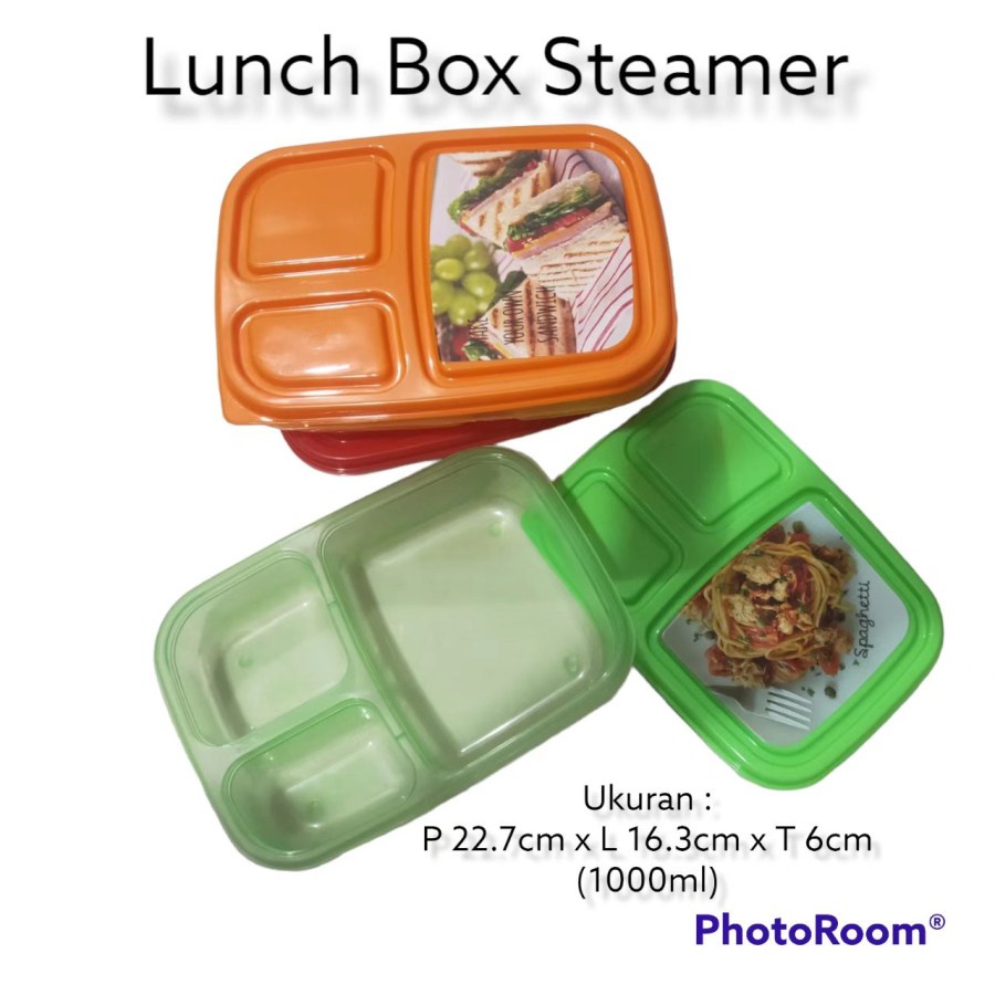 Kotak Makan Tempat Bekal STEAMER / Lunch Box Souvenir Ulang Tahun