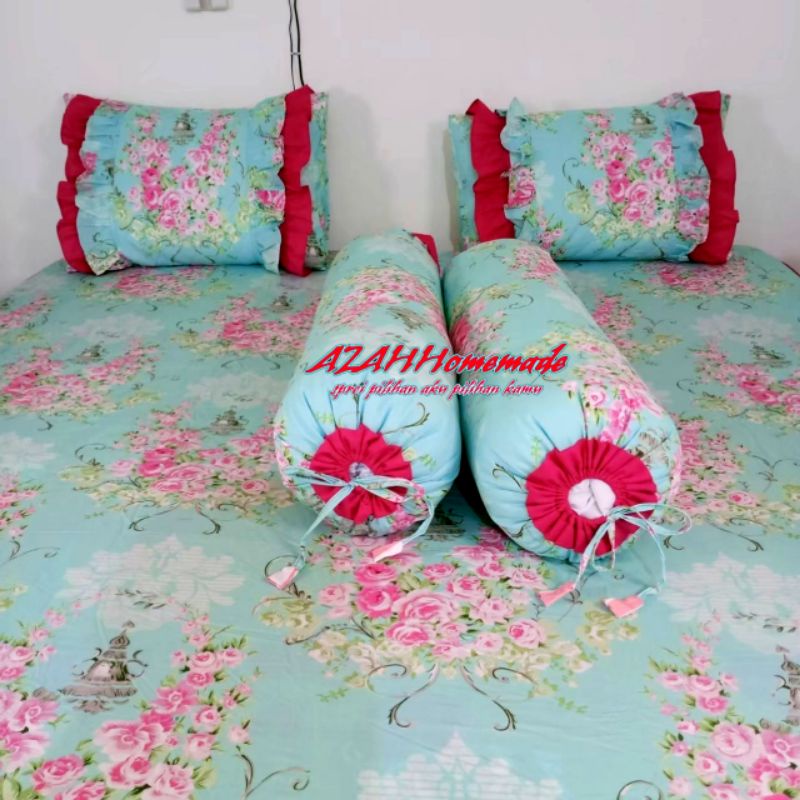 Sprey Dewasa Bantal Rumbai Pengantin Motif Abeyrose