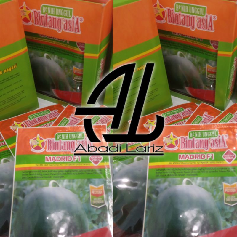 benih semangka MADRID F1, 20 GR, Bibit bintang asia | abadilariz