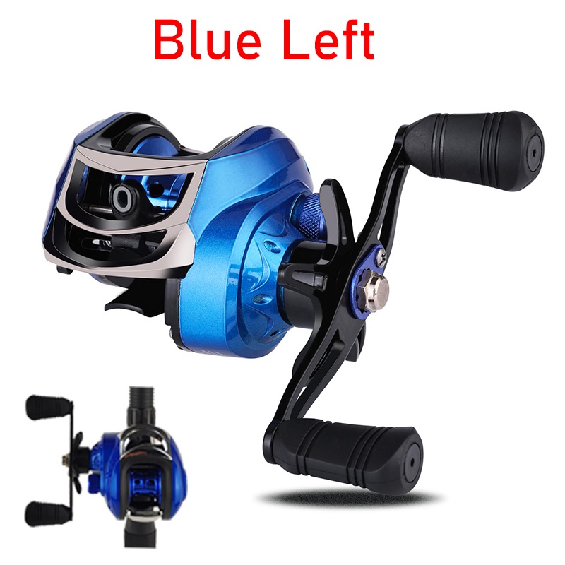 Baitcasting Fishing Reel Metal Spool High Speed 10KG Max Drag BC Kecepatan Tinggi Up To Casting Reel 18+1BB 8.1:1 Reel pancing BC Reel  Kecepatan Tinggi  Laut Memancing Untuk Bass Di Lingkungan Laut Reel Fishing Wheel Gulungan Kabel Gear