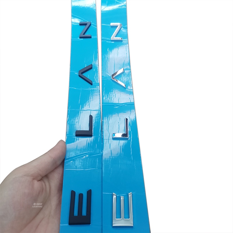 1pc Stiker Emblem Tulisan ELANTRA Bahan ABS Warna Hitam Krom Untuk Bagasi Mobil HYUNDAI ELANTRA