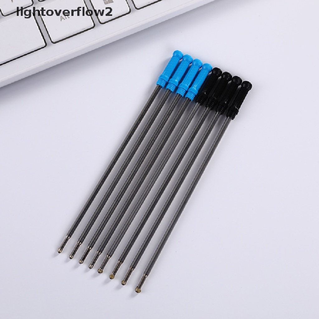 (lightoverflow2) 10pcs / lot Refill Bolpen Metal Dapat Diputar (ID)