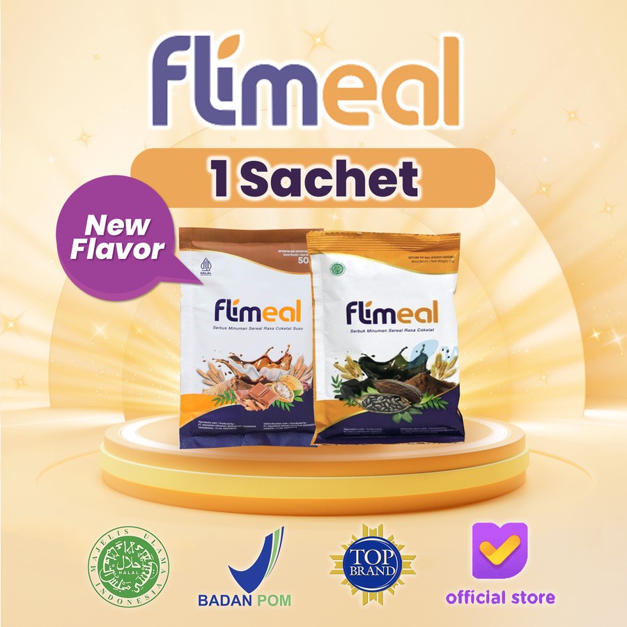 

Flimeal 1 Saset/Sachet Meal Replacement Minuman Diet