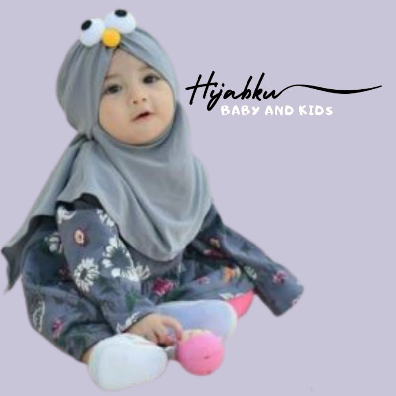 kerudung bayi 0 6 bulan 0 1 up 2 tahun HIJAB ELMO Kerudung anak bayi hijab bayi jilbab anak bayi jil