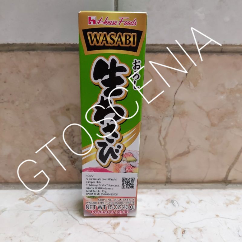 

HOUSE NERI WASABI TUBE 43gr MADE IN JAPAN SAMBAL JEPANG