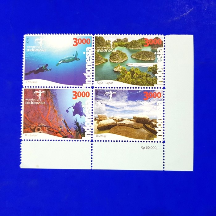 

Promo Bulan Ini Perangko Raja Ampat, Wakatobi, Derawan Dan Belitung. Prangko Indonesia Trendi