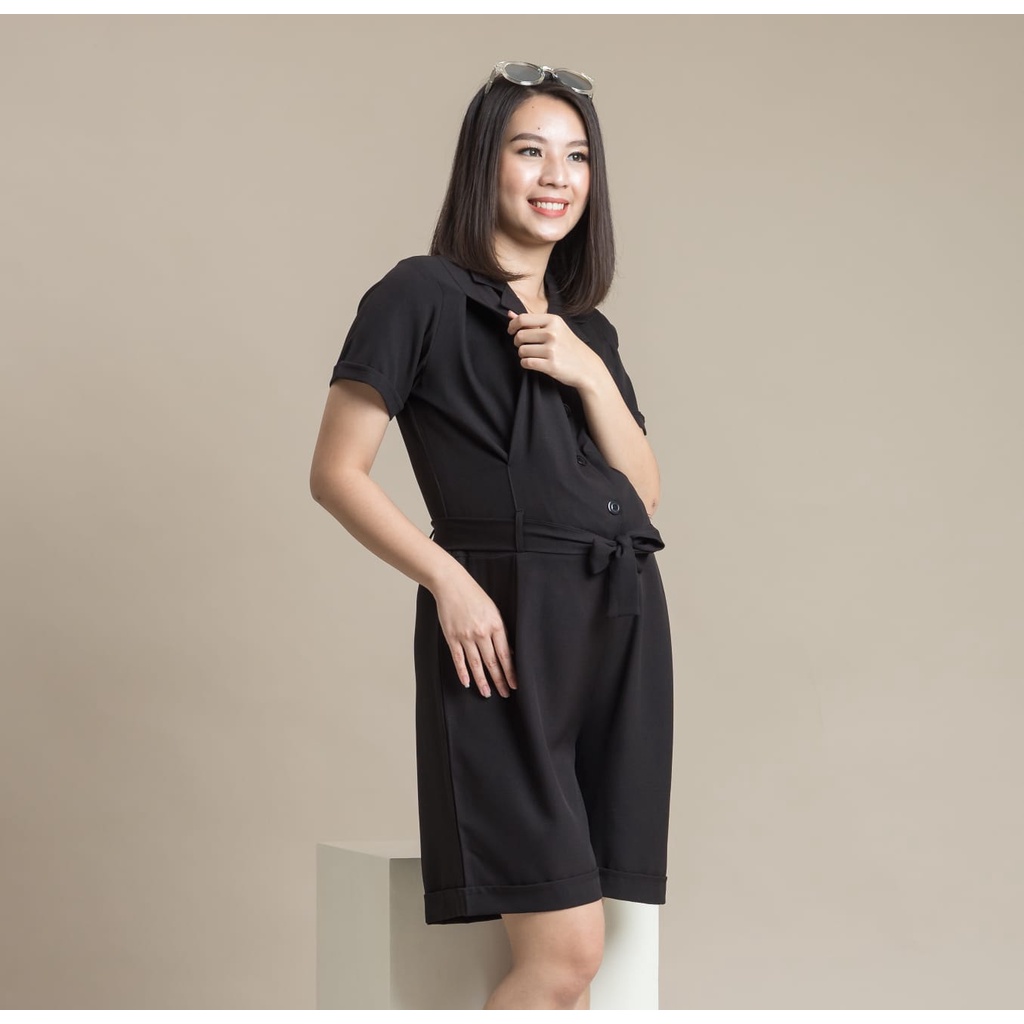 MATERNEL Jumpsuit celana wanita jumbo - busui bukaan kanan kiri