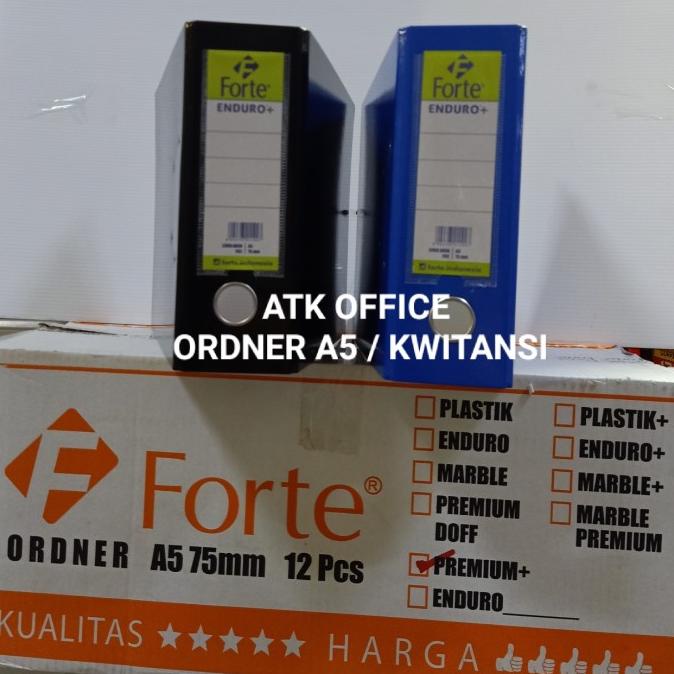 

Ordner A5 Kwitansi Glosy /Forte Odner Kwitansi A5 (12Pcs) Hitam & Biru