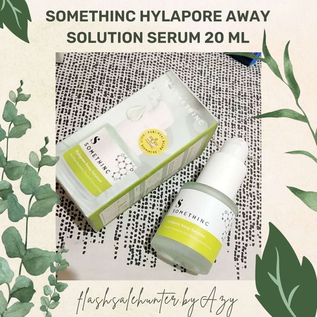 SOMETHINC Hylapore Away Solution serum 20 ml / hydrating calming anti aging pore minimizer refining 