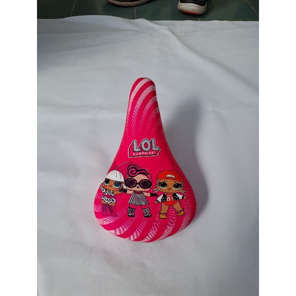 Sadel sepeda mini karakter girly Soft Empuk busa tebal all size buat 12 16 18 mini anak
