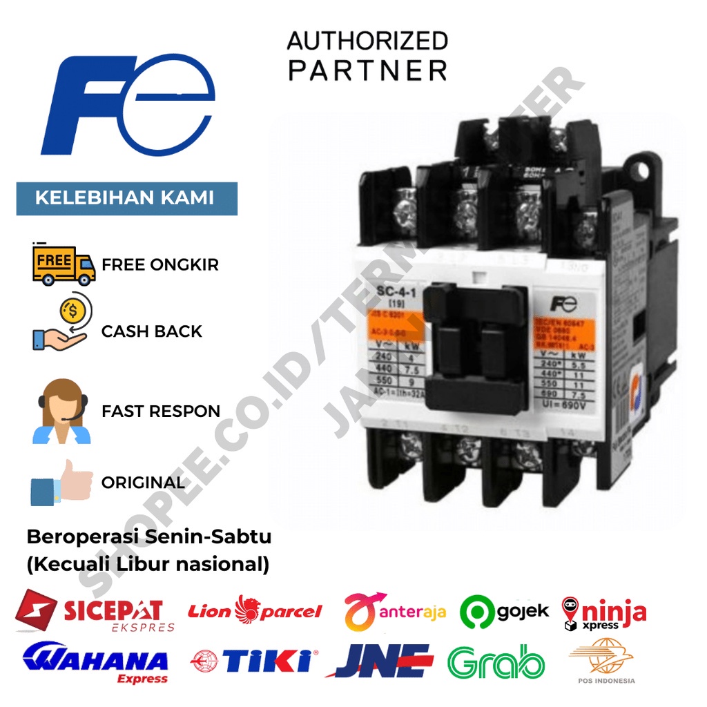 Fuji Contactor 3Phase  22A 11kW SC-4-1