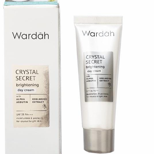 Wardah Crystal Secret Night Cream 15 ml / Wardah Crystal Secret Bright Activating Night Cream / Wardah Crystal Secret Series