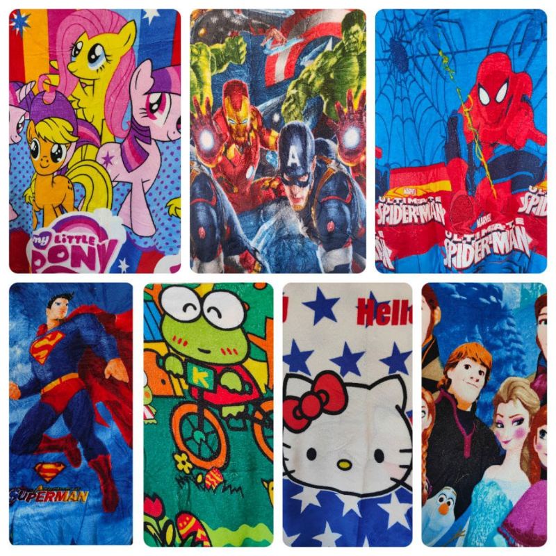 Promo Selimut Bulu Dewasa Motif Karakter, Bunga Termurah