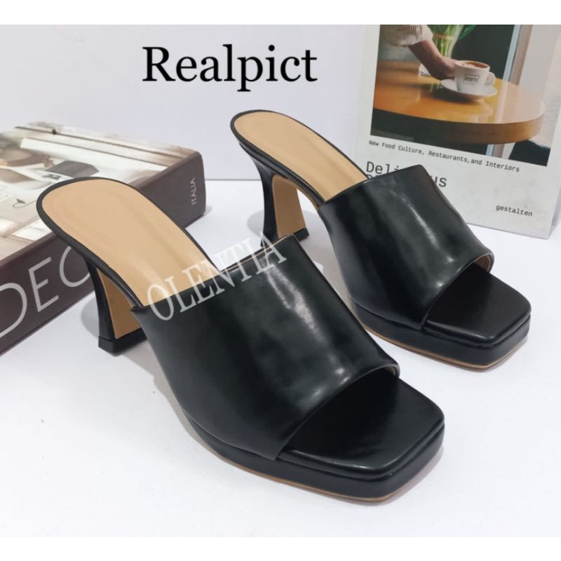 Sandal Wanita Heels terbaru model kokop 9cm KL 03