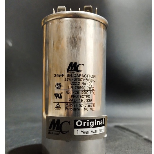 KAPASITOR AC / CAPACITOR AC 35 MIKRO / 35 uF (MERK MC)