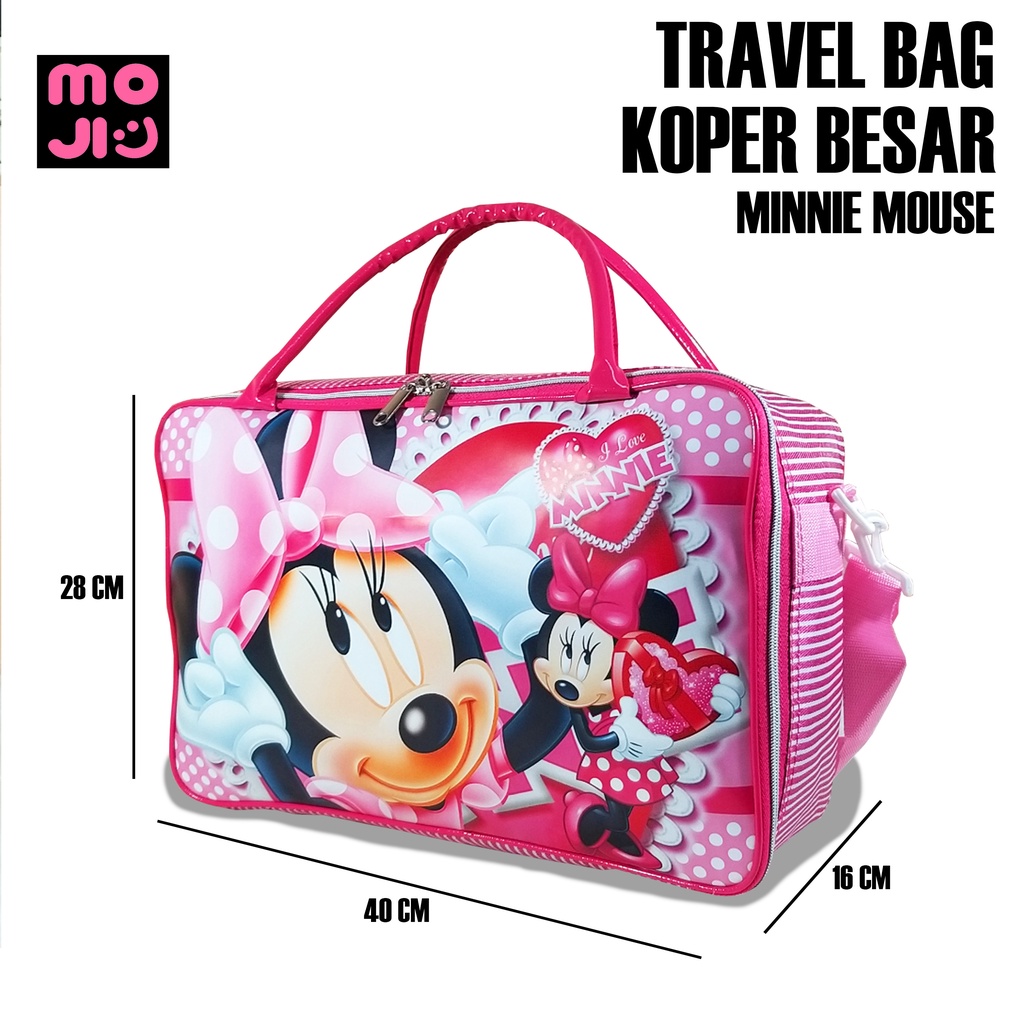 Tas mudik Tas travel bag ukuran besar motif karakter anak tas selempang Moji 1