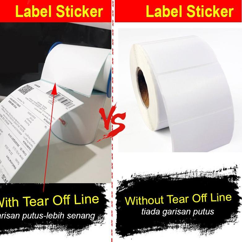 

Flash Sale - LABEL STICKER THERMAL BARE 100x150mm 10x15cm 300Pcs Core 1 A6, 4" x 6" . . . . .
