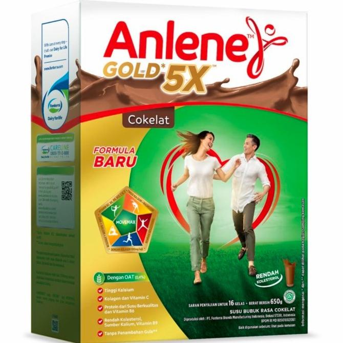 

[ COD ] ANLENE GOLD PLUS SUSU BUBUK COKLAT | VANILA 650G