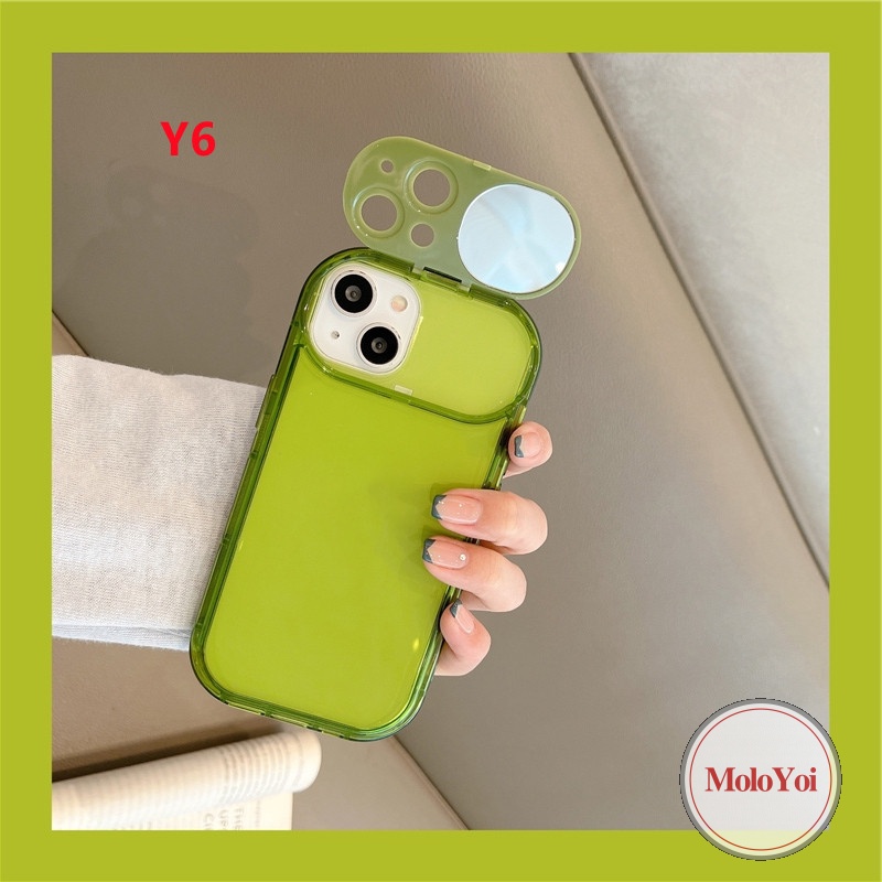 Casing Soft Case TPU Aksen Cermin 3D Untuk iPhone 7 8 Plus 11 XR 14 Plus 13 12 14 Pro MAX 11 Pro MAX X XS MAX