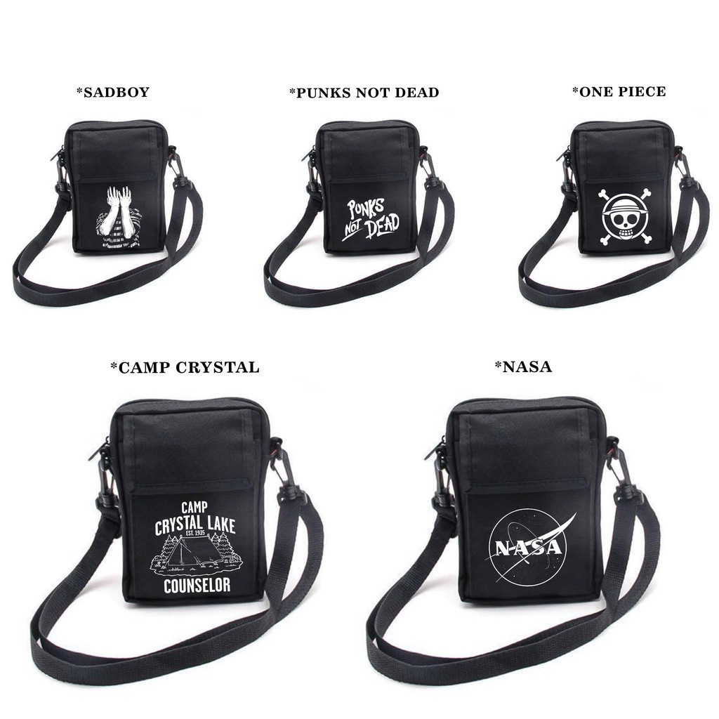 NAZRIL PROMO 11:11 Tas Selempang Pria Dan Wanita Terbaru / Tas Pouch Conor / Slingbag Mini Sling Bag Tas Ori