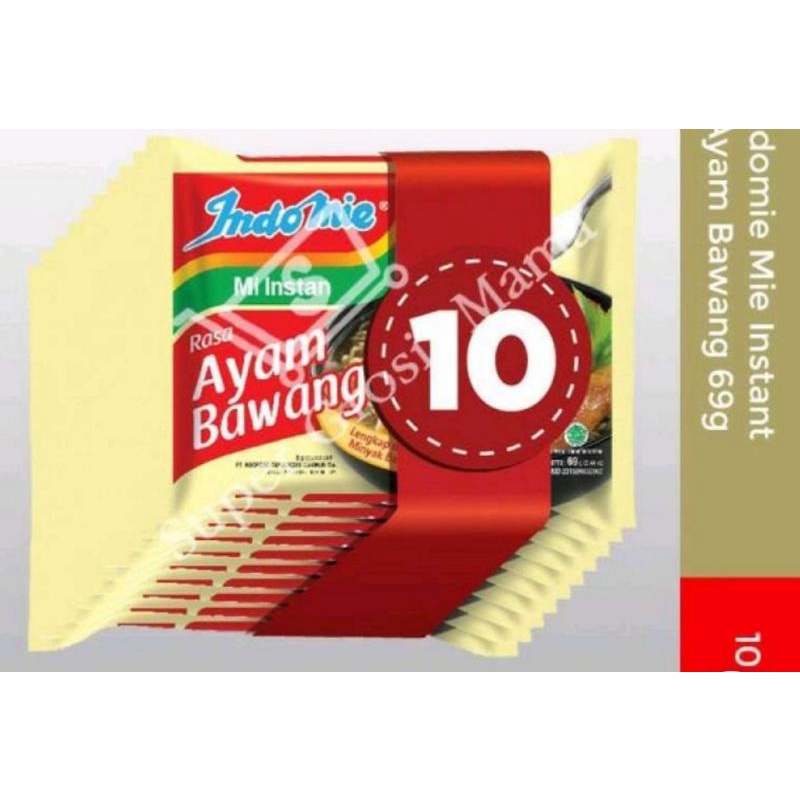 

INDOMIE AYAM BAWANG ISI 10