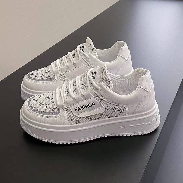 Free Box Sneakers Wanita Import Sneakers Korea Sepatu Snekers Wanita Trend NS A608