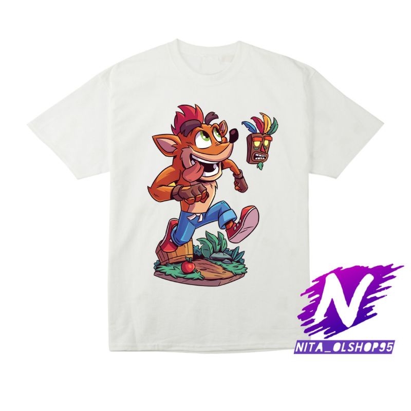 crash bandicot baju anak ctr crash bandicoot