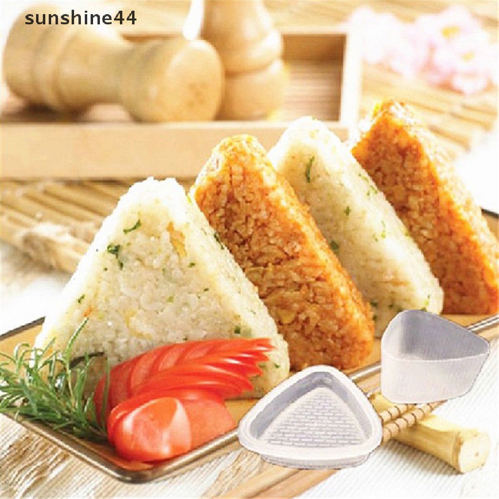 Sunshine 1 set Cetakan Sushi / Bento Bentuk Segitiga