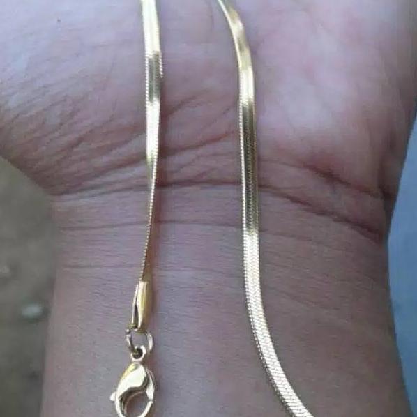 KALUNG COWOK KALUNG PRIA KALUNG EMAS Kalung Titanium Emas ▪ CIV.18Oc22ᵀ