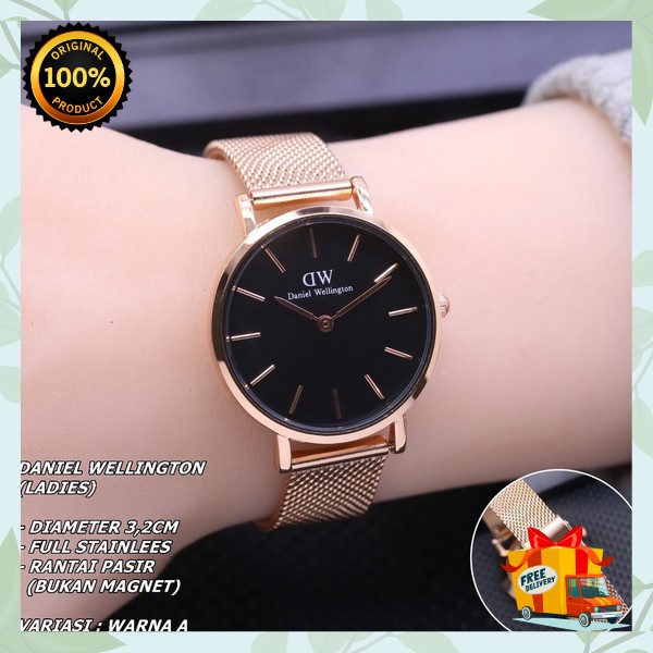 Jam Tangan Wanita Original Dewasa Jqm Tangan Wanita Wanit Waterproof Premium Anti Air Murah Mewah Jm