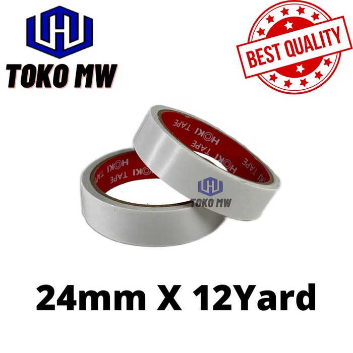 

DOUBLE TAPE TISSUE (24MM x 12YARD) HARGA PALING MURAH!!