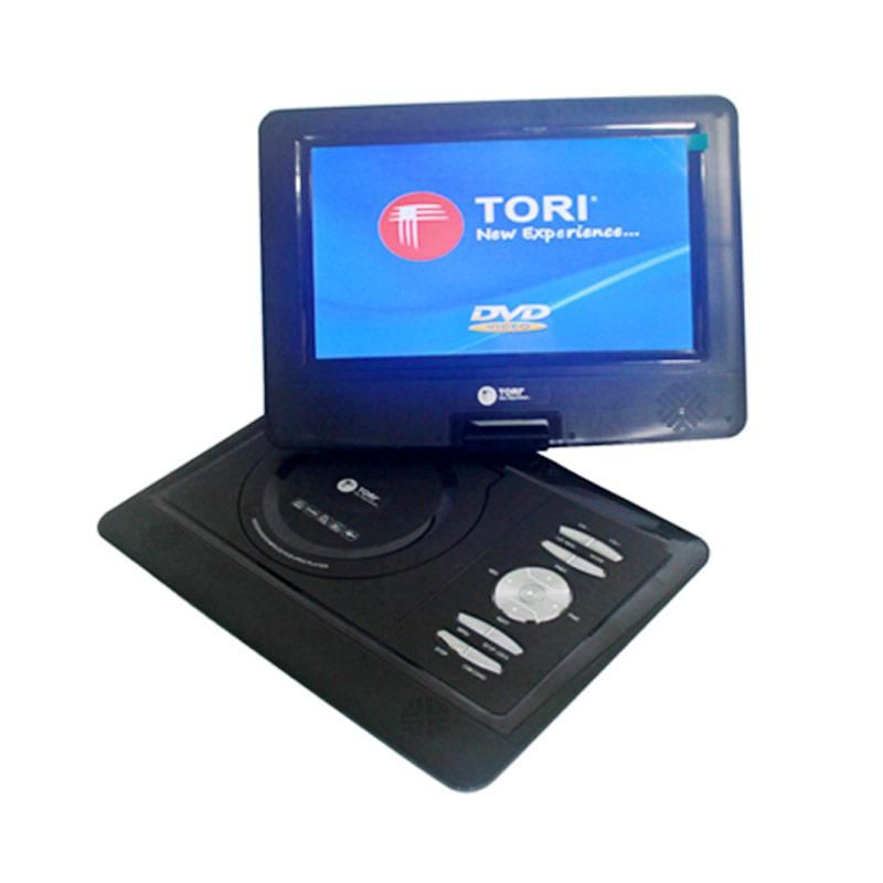 TORI NEW EXPERIECE PORTABLE DVD TPD 1300 PEMUTAR DVD PORTABLE SUPER SLIM USB PORT MANTAP