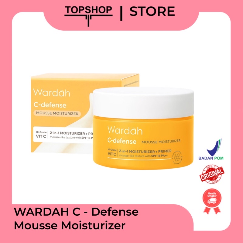 Wardah C Defense Mousse Moisturizer 30G