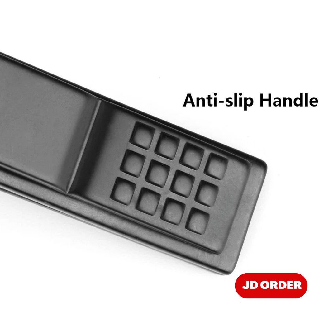 Gunting Pemotong Kuku Black Stainless Steel Manicure Pedicure